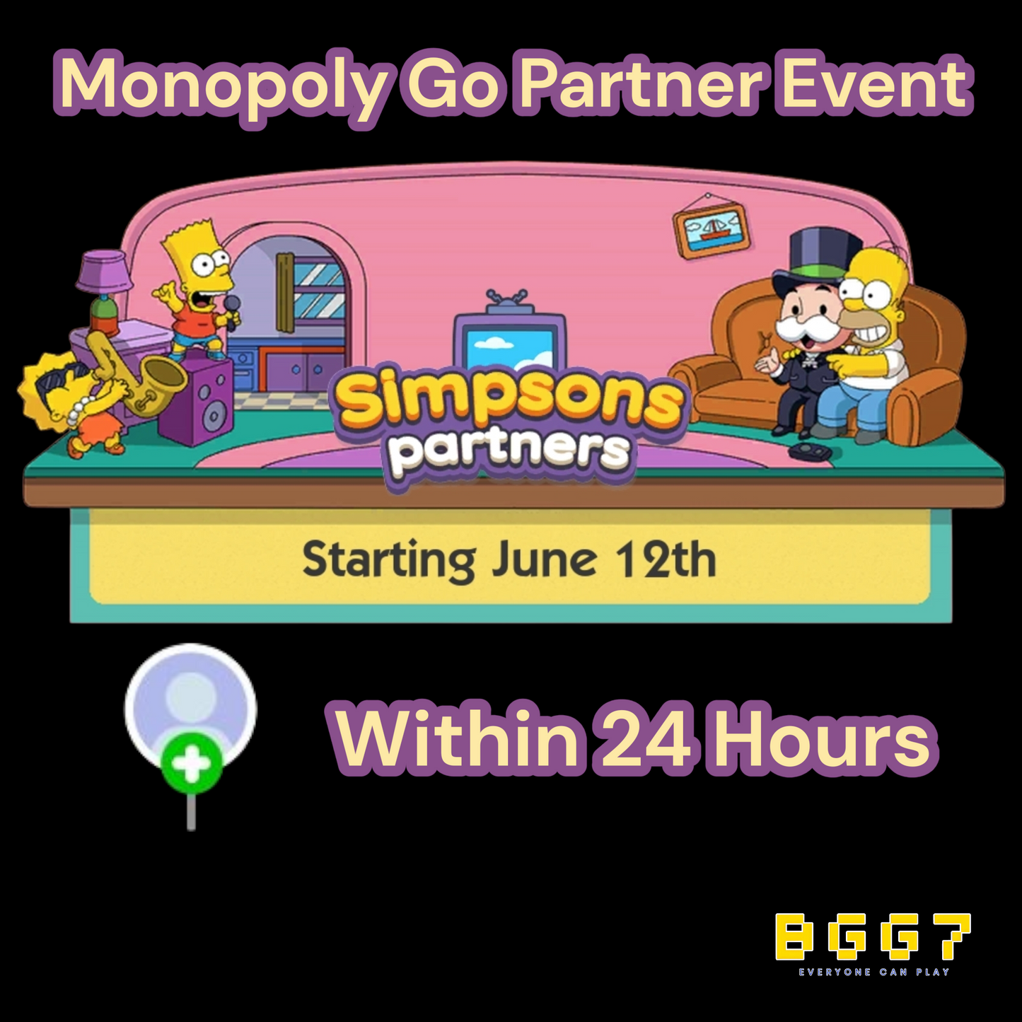 Simpsons Partners Event Slot x 1 (Done Within 24 Hours)