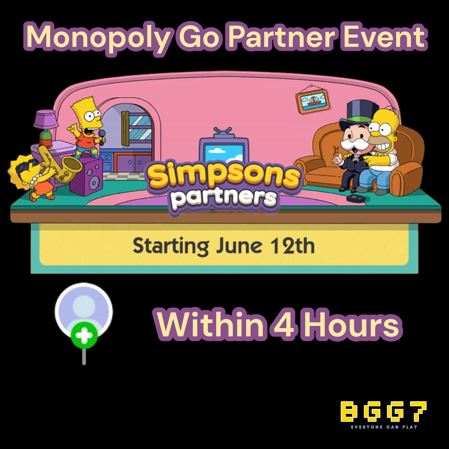 Simpsons Partners Event Slot x 1 (Done Within 4 Hours)