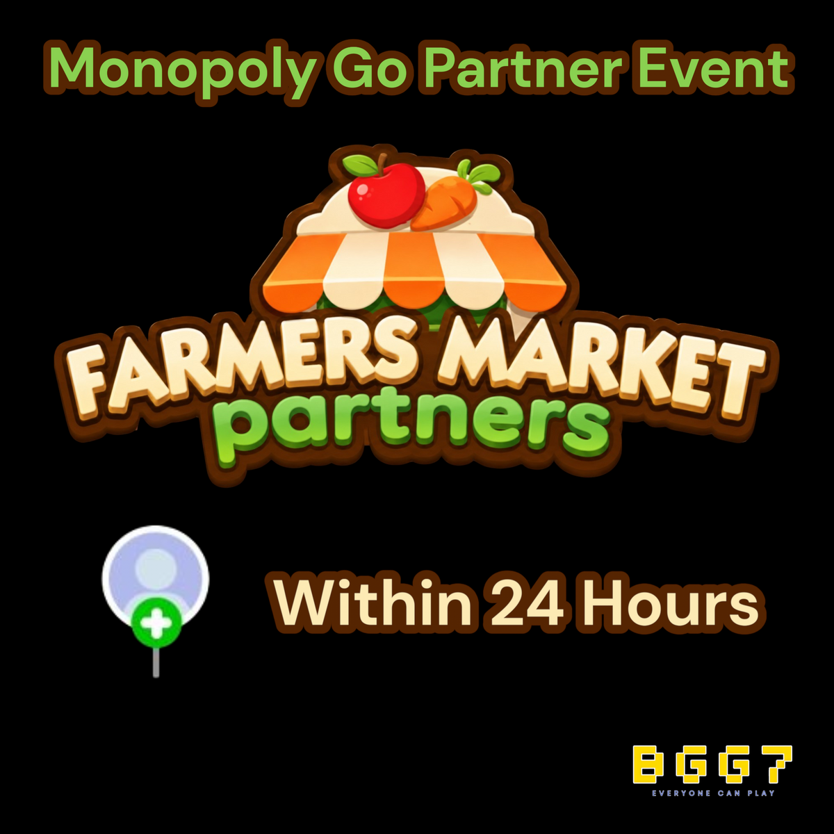 Farmers Market Partners Event Slot x 1 (Done Within 24 Hours)