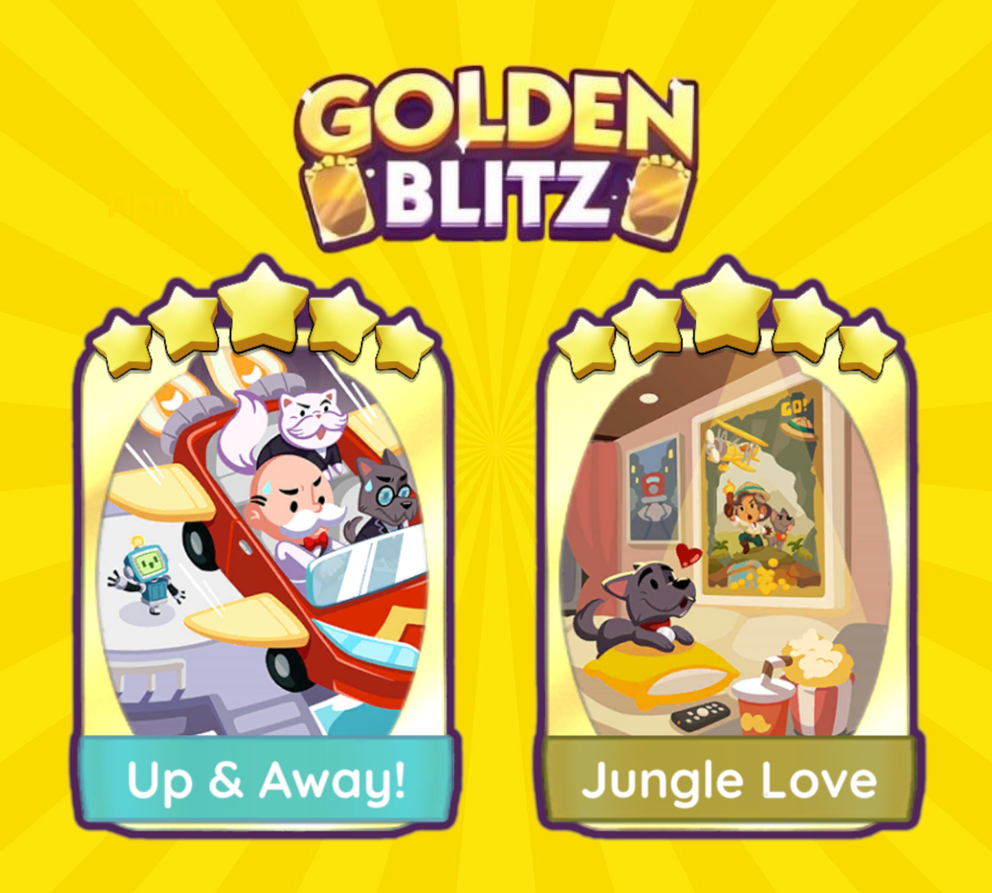 Golden Blitz Bundle - Up & Away! and Jungle Love