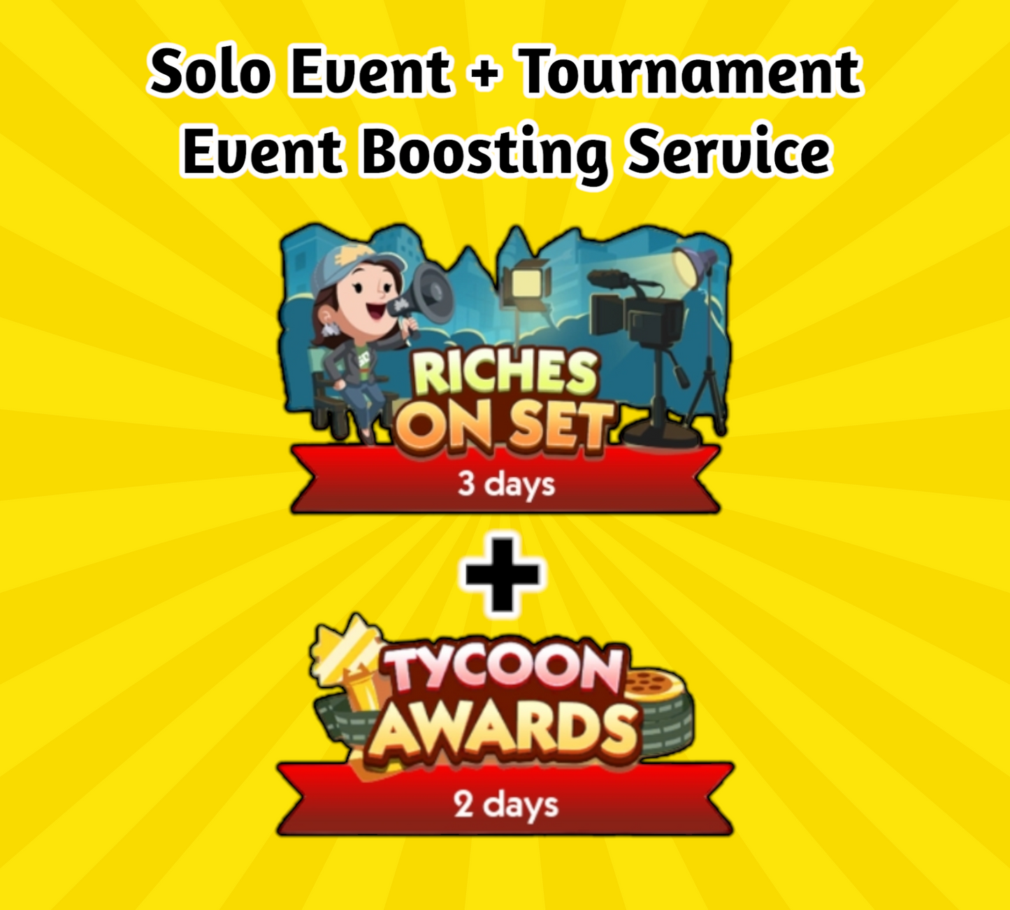 Solo + Tournament Event Boosting Service (Please Read Description Before Purchasing)