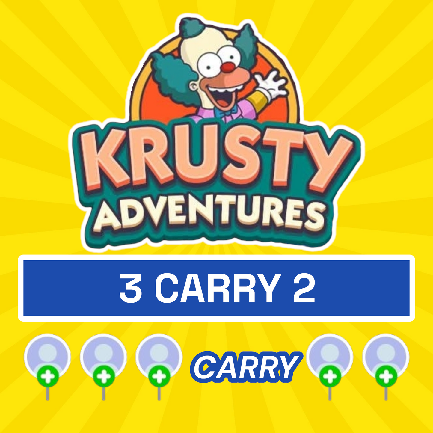 Krusty Adventures (3 Carry 2)