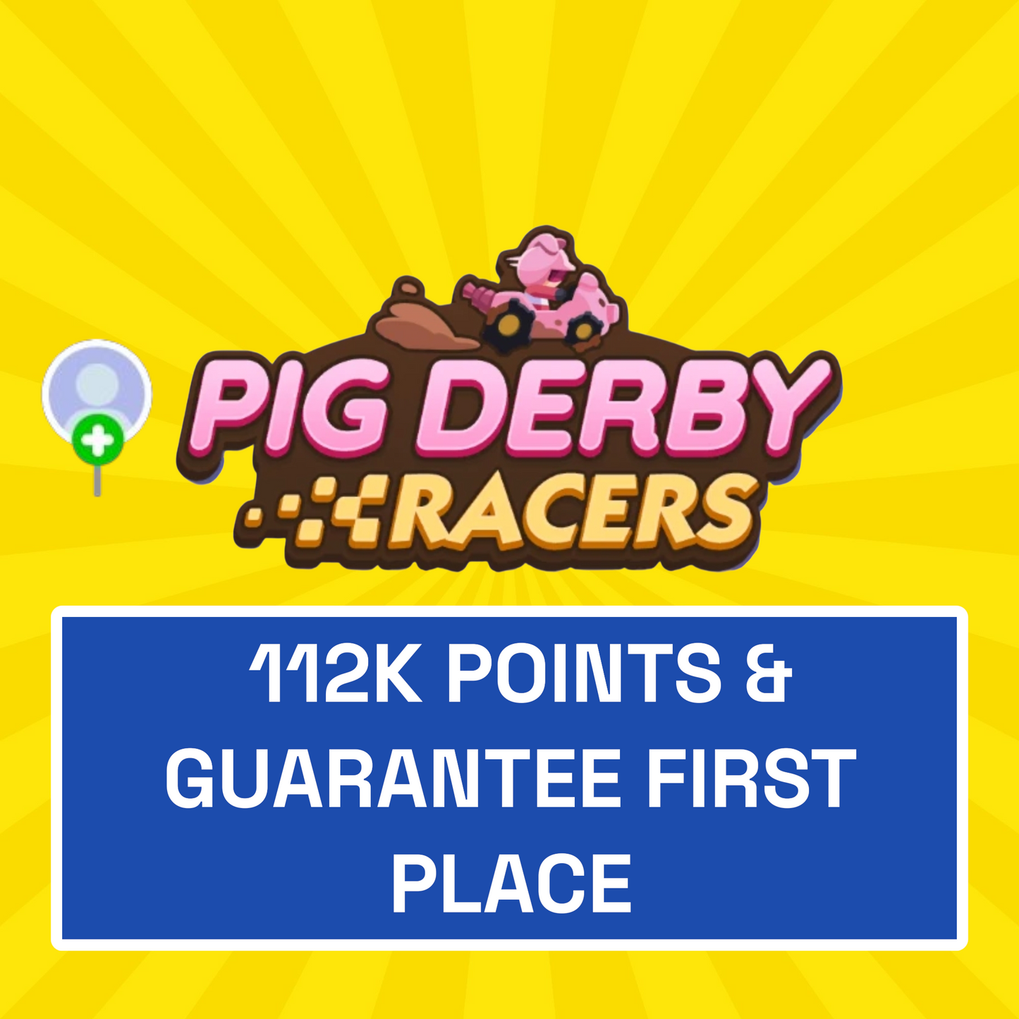 Pig Derby Racers Event - Full Rewards & Guaranteed First Place Else Refund 100%