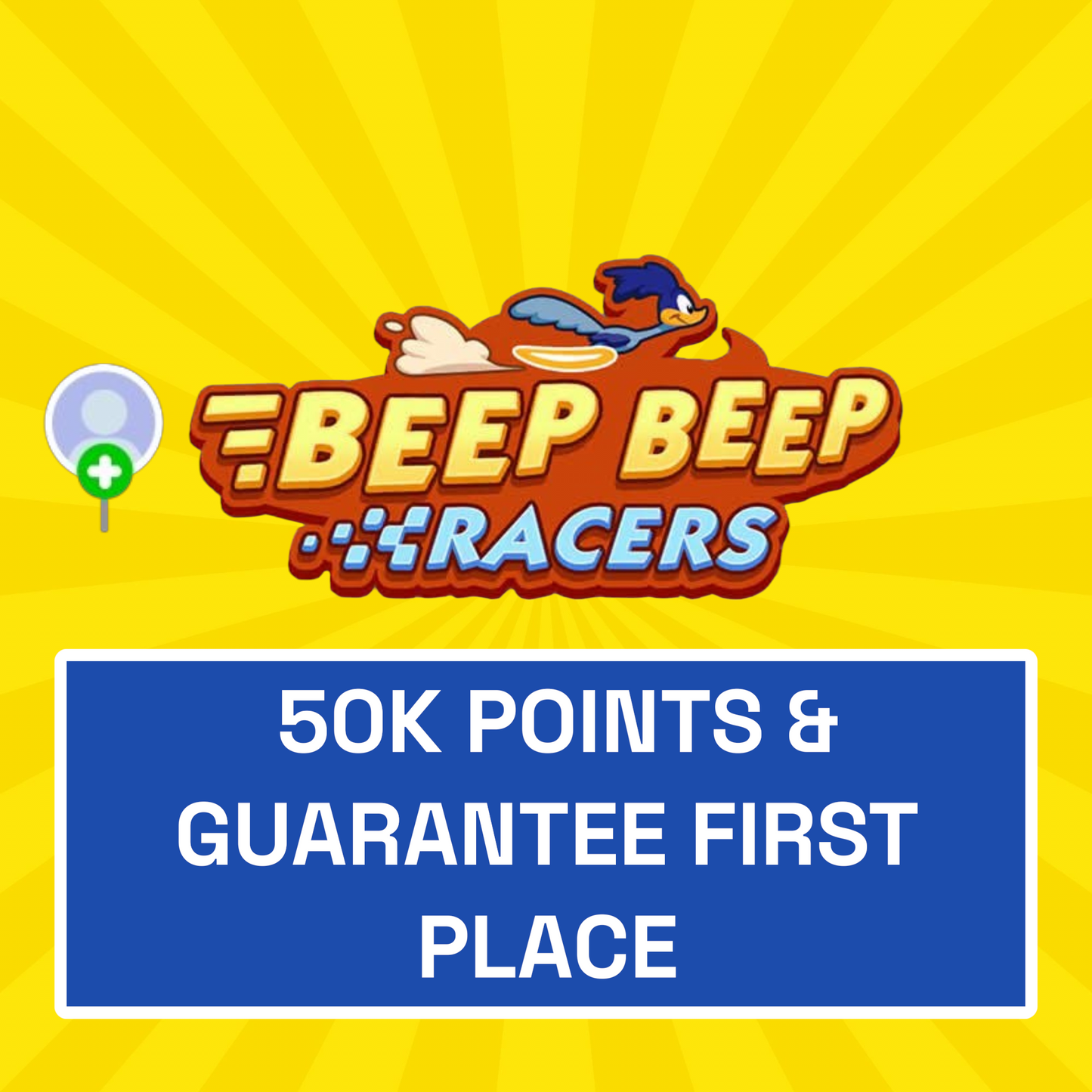 Beep Beep Racers Event - 50K Points & Guaranteed First Place