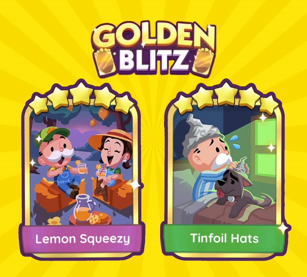 Golden Blitz Bundle - Lemon Squeezy and Tinfoil Hats