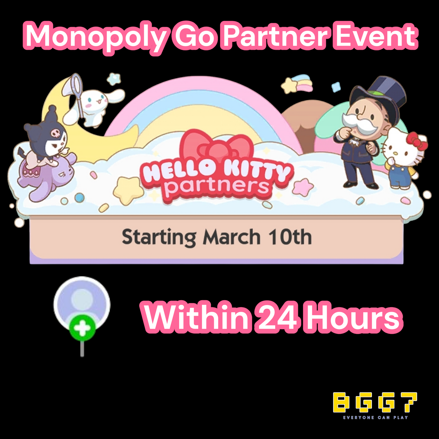 Hello Kitty Partners Event Slot x 1 (Done Within 24 Hours)