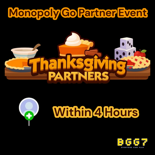 Thanksgiving Partners Event Slot x 1 (Done Within 4 Hours)