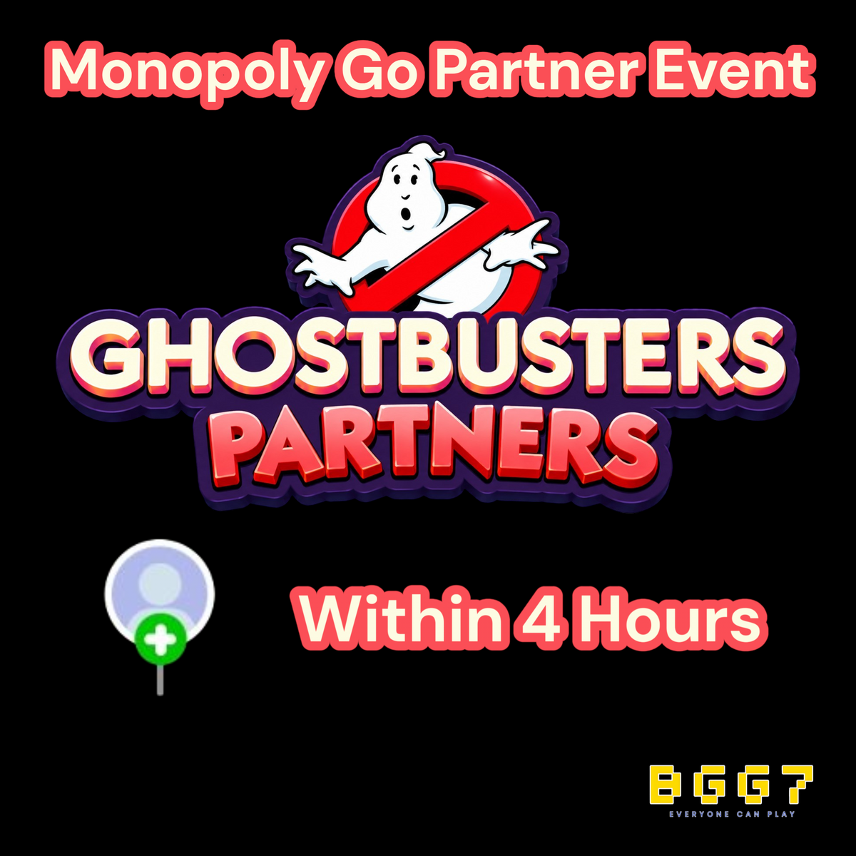 Ghostbusters Partners Event Slot x 1 (Done Within 4 Hours)