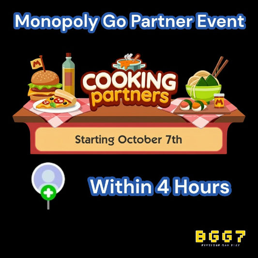 Cooking Partners Event Slot x 1 (Done Within 4 Hours)