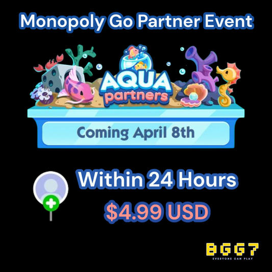 Aqua Partner Event Slot x 1 (Done Within 24 Hours)