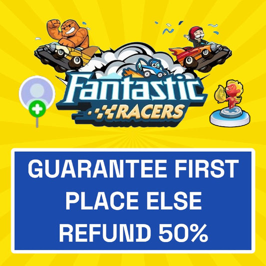 Fantastic Racers Event - Guaranteed First Place Else Refund 50%