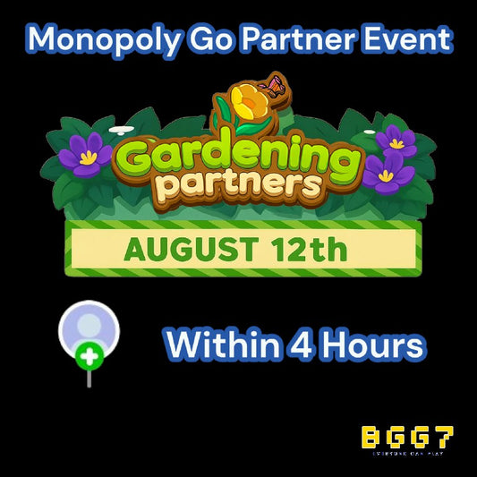 Gardening Partners Event Slot x 1 (Done Within 4 Hours)