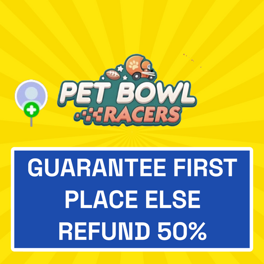 Pet Bowl Racers Event - Guaranteed First Place Else Refund 50%