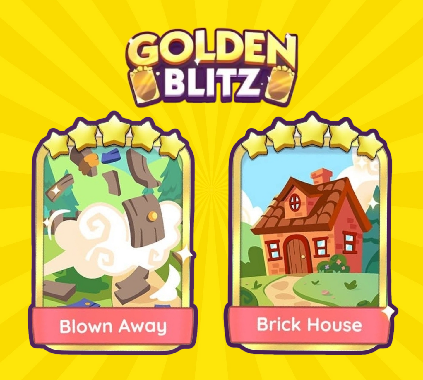 Golden Blitz Bundle -  Blown Away and Brick House